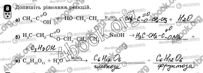 ГДЗ Хімія 10 клас сторінка ВР2 (8)